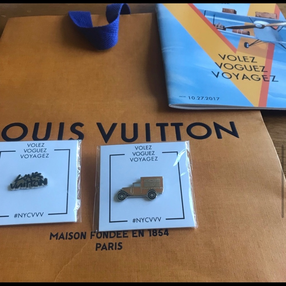 LV Limited Edition Brooch Pins